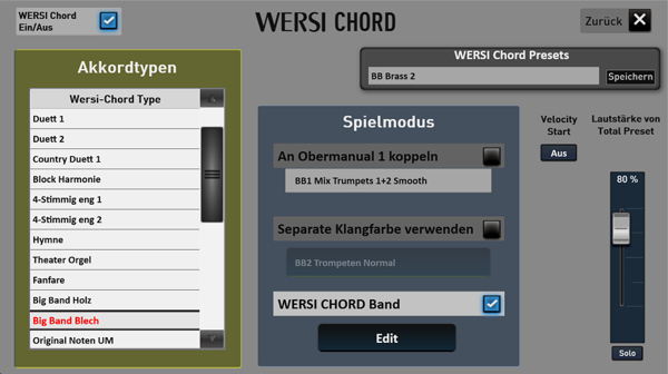 WERSI Chord